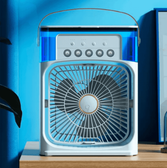 Humidifier Wind - Ventilador Umidificador Portátil para Conforto em Qualquer Ambiente!